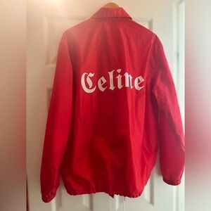Celine Vibrant Red Windbreaker